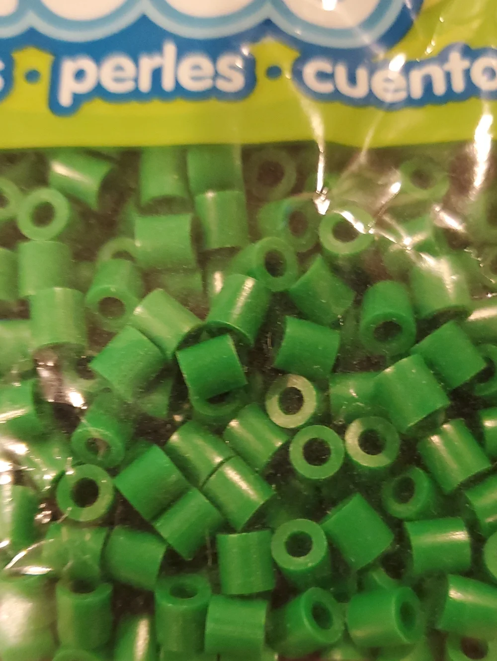 Perler Set Of 4 Bags Of 1000 Green Fuse Beads - Pack of 4